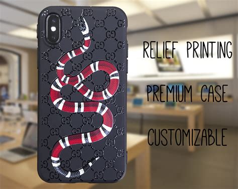 gucci iphone xs max case snake